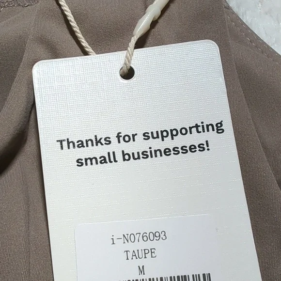 Fawnfit Long Length Lift Tank 2.0 With Built-In Bra In Taupe - Picture 3 of 7